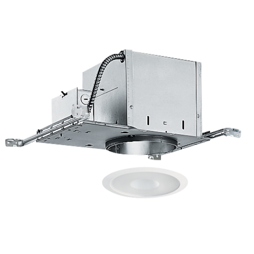 Juno Lighting Group 6-inch Recessed Lighting Kit with Frosted Shower Trim by Juno Lighting Group IC2/242-WH