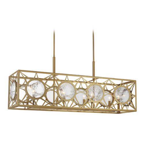 Savoy House Savoy House Lighting Balfour Warm Brass Island Light 1-5066-8-322