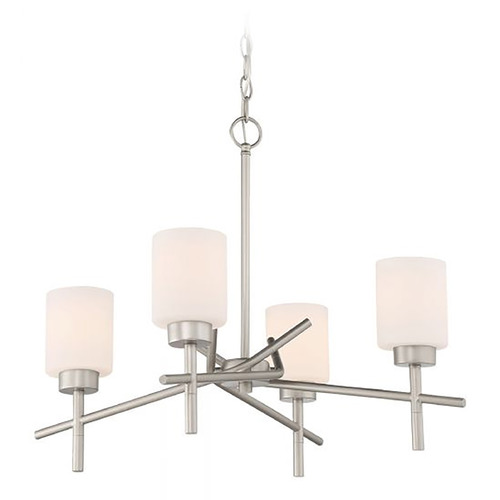 Craftmade Lighting Cadence Satin Nickel Chandelier by Craftmade Lighting 54624-SN