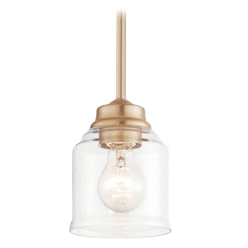 Maxim Lighting Maxim Lighting Acadia Heritage Mini-Pendant Light with Bell Shade 91260CDHR