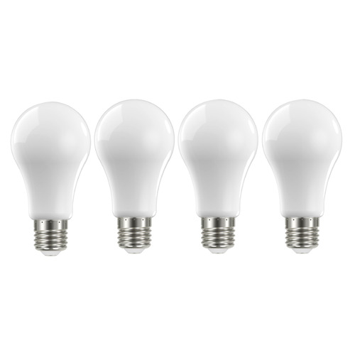 Satco Lighting 13.5W A19 3000K Soft White LED Bulbs 4-Pack by Satco Lighting S12441