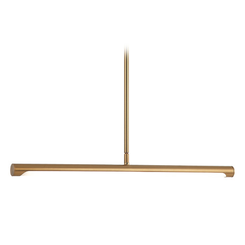 Matteo Lighting Novelle Aged Gold Brass LED Island Light by Matteo Lighting C31424AG