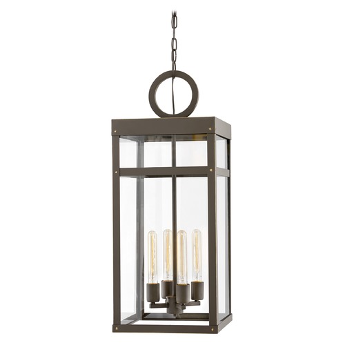 Hinkley Porter Oil Rubbed Bronze LED Outdoor Hanging Light by Hinkley Lighting 2808OZ-LL