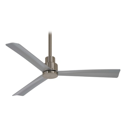 Minka Aire Simple 44-Inch Wet Location Fan in Brushed Nickel Wet by Minka Aire F786-BNW