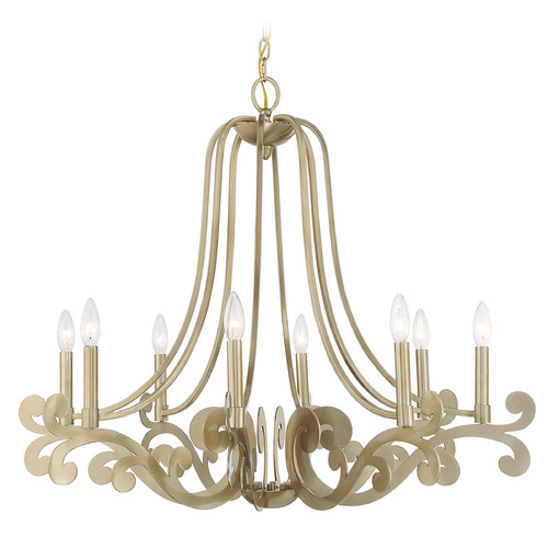 Savoy House Savoy House Lighting Lombard Noble Brass Chandelier 1-6097-8-127