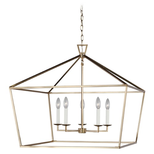 Visual Comfort Studio Collection Dianna 28-Inch Satin Brass Pendant by Visual Comfort Studio 5692605-848
