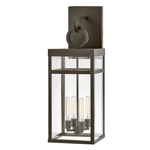Hinkley Porter Extra Large Oil Rubbed Bronze LED Outdoor Wall Light by Hinkley Lighting 2809OZ-LL