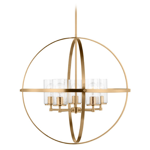 Generation Lighting Alturas 27.50-Inch Satin Brass Chandelier by Generation Lighting 3124675-848