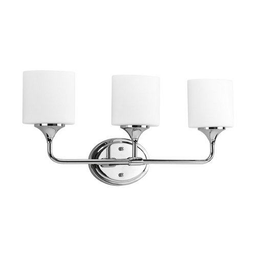 Progress Lighting Lynzie Bathroom Light in Chrome by Progress Lighting P2803-15