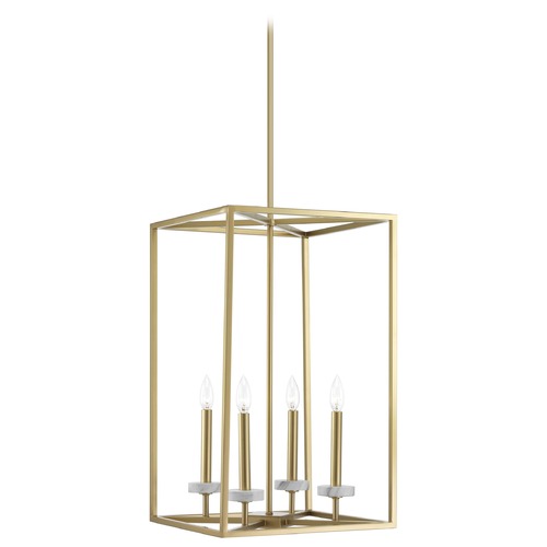 Progress Lighting Palacio Vintage Gold 4-Light Pendant by Progress Lighting P500105-078
