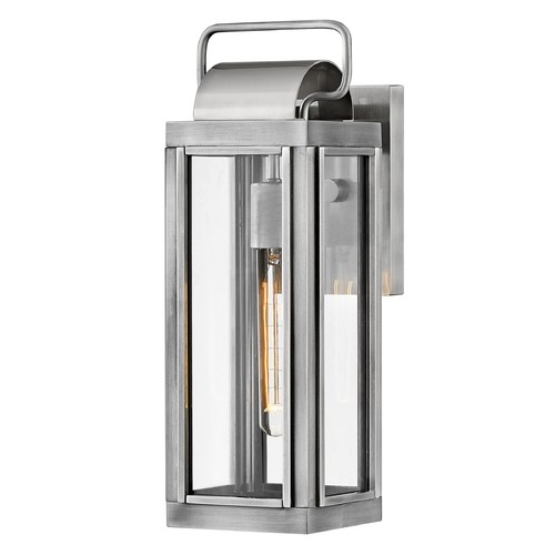 Hinkley Sag Harbor 16.25-Inch Antique Brushed Aluminum LED Outdoor Wall Light by Hinkley Lighting 2840AL-LL