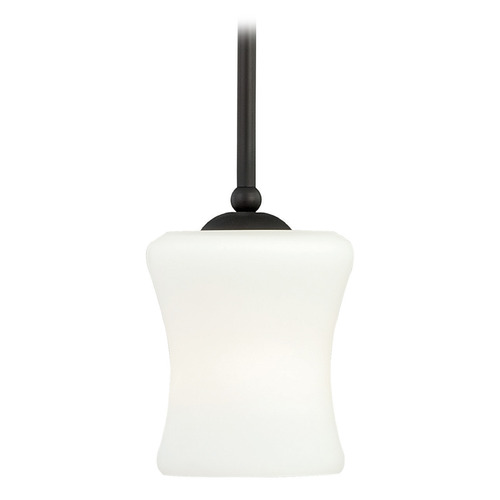 Vaxcel Lighting Vaxcel Lighting Poirot New Bronze Mini-Pendant Light with Bell Shade P0095