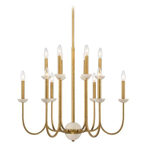 Savoy House Savoy House Lighting Oakhurst Antique Gold Chandelier 1-2294-12-262