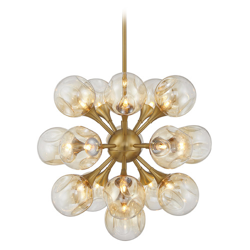 Savoy House Savoy House Lighting Matisse Warm Brass Chandelier 1-7934-16-322