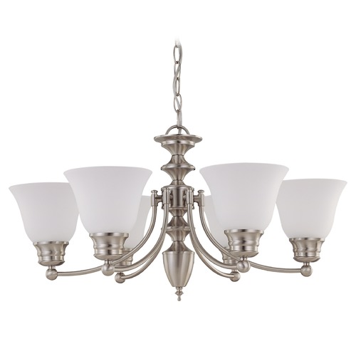 Nuvo Lighting Chandelier in Brushed Nickel by Nuvo Lighting 60/3255