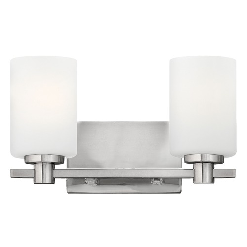 Hinkley Karlie 2-Light Brushed Nickel Bath Light by Hinkley Lighting 54622BN