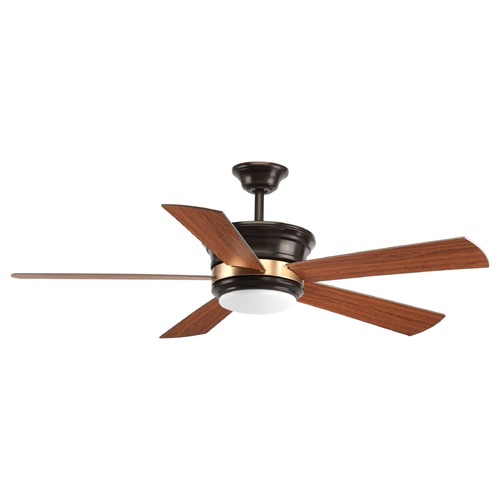 Progress Lighting Harranvale Antique Bronze LED Ceiling Fan by Progress Lighting P2540-2030K