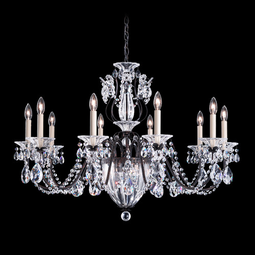 Schonbek Lighting Schonbek Worldwide Lighting Bagatelle Heirloom Bronze Chandeliers with Center Bowl 1260N-76R