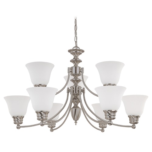Nuvo Lighting Chandelier in Brushed Nickel by Nuvo Lighting 60/3256