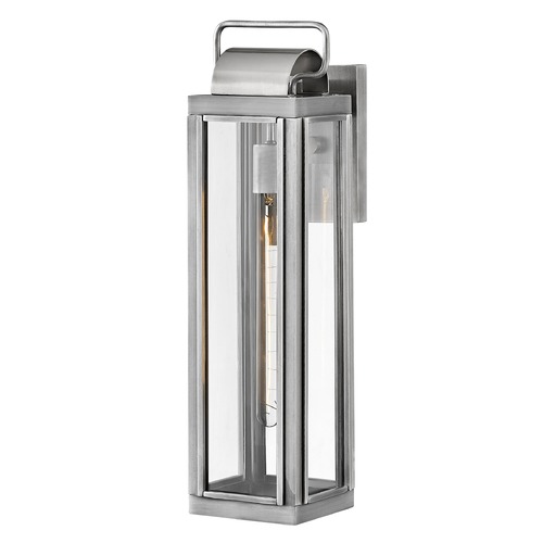 Hinkley Sag Harbor 21.25-Inch Antique Brushed Aluminum LED Outdoor Wall Light by Hinkley Lighting 2845AL-LL