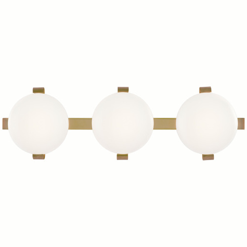 Visual Comfort Signature Collection Champalimaud Marisol LED Bath Bar in Soft Brass by VC Signature CD2015SB-WG