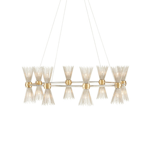 Currey and Company Lighting Novatude 33.75-In Chandelier in Gold & Silver by Currey & Co Lighting 9000-0842