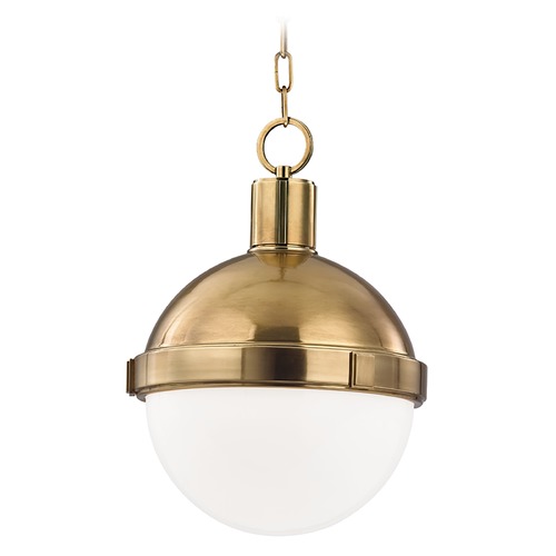 Hudson Valley Lighting Lambert Pendant in Aged Brass by Hudson Valley Lighting 609-AGB