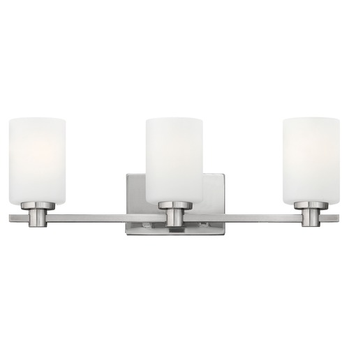 Hinkley Karlie 3-Light Brushed Nickel Bath Light by Hinkley Lighting 54623BN