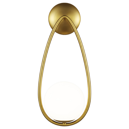 Visual Comfort Studio Collection Visual Comfort Studio Collection Aerin Galassia Burnished Brass LED Sconce AEW1011BBS