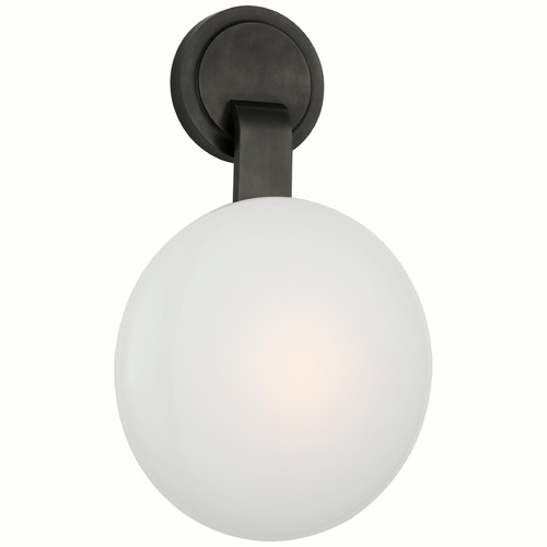 Visual Comfort Signature Collection Champalimaud Marisol Sconce in Gun Metal by Visual Comfort Signature CD2016GM-WG