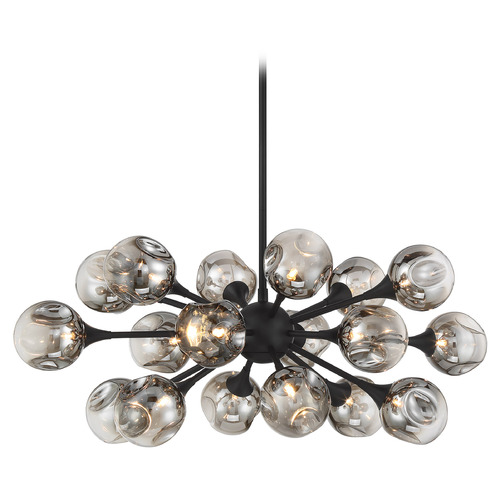 Savoy House Savoy House Lighting Matisse Matte Black Chandelier 1-7935-18-89