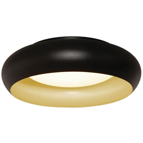 AFX Lighting Afx Lighting Kayce Black & Gold LED Flushmount Light KYCF12LAJD1BK