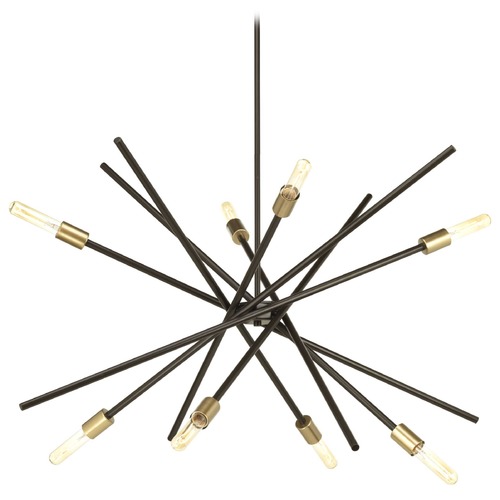 Progress Lighting Astra Antique Bronze 8-Light Chandelier by Progress Lighting P400109-020