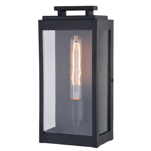 Vaxcel Lighting Vaxcel Lighting Hampton Textured Black Outdoor Wall Light T0705