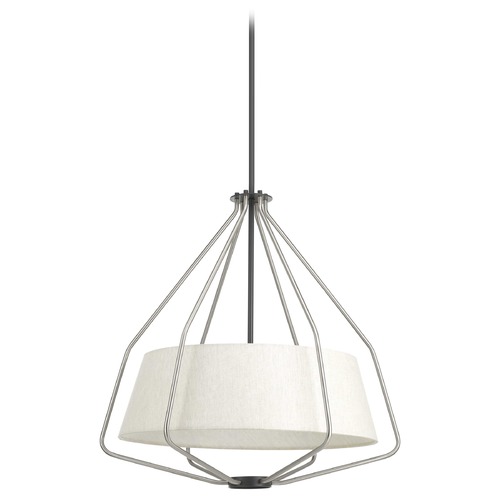 Progress Lighting Hangar Brushed Nickel Pendant by Progress Lighting P500117-009