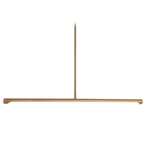 Matteo Lighting Novelle Aged Gold Brass LED Island Light by Matteo Lighting C31433AG