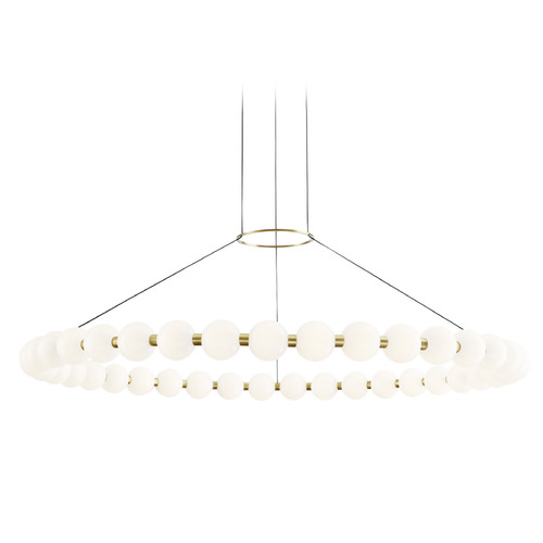 Visual Comfort Modern Collection Sean Lavin Orbet 42-Inch LED Chandelier in Brass by Visual Comfort Modern 700OBT42NB-LED927