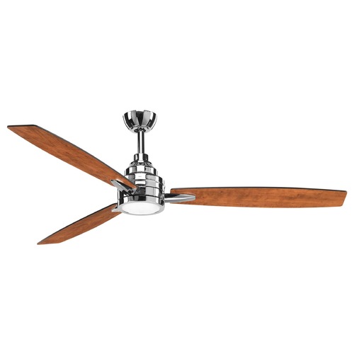 Progress Lighting Gaze Polished Chrome LED Ceiling Fan by Progress Lighting P2554-1530K