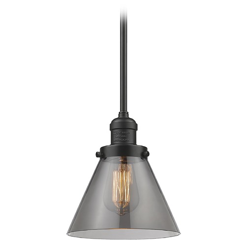 Innovations Lighting Large Cone Oil Rubbed Bronze Mini Pendant by Innovations Lighting 201S-OB-G43