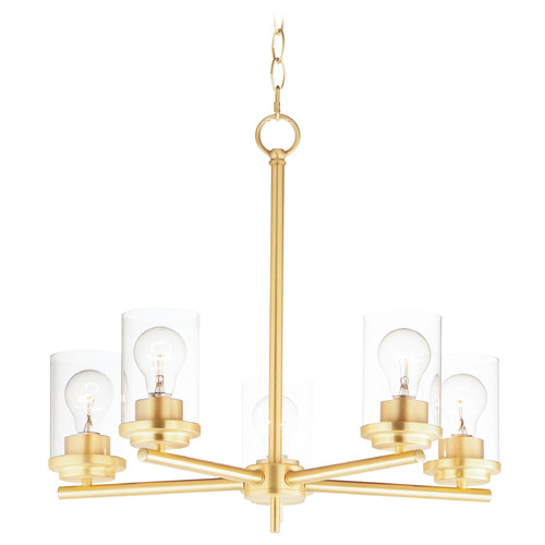 Maxim Lighting Maxim Lighting Corona Satin Brass Chandelier 10205CLSBR