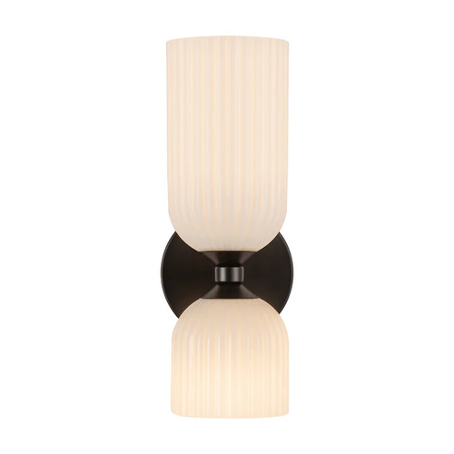 Alora Lighting Alora Lighting Nelly Matte Black Sconce WV442612MBGR