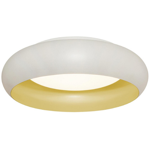 AFX Lighting Afx Lighting Kayce White & Gold LED Flushmount Light KYCF19LAJD1WH