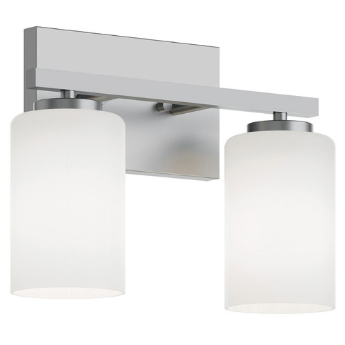 AFX Lighting Afx Lighting Leo Satin Nickel Bathroom Light LEOV1309MBSN