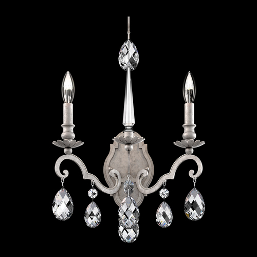 Schonbek Lighting Renaissance Nouveau Antique Silver Sconce by Schonbek Lighting RN3861N-48H