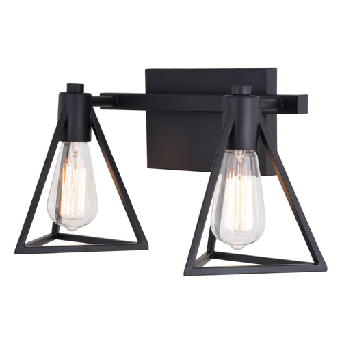 Vaxcel Lighting Vaxcel Lighting Ravenna Matte Black Bathroom Light W0444