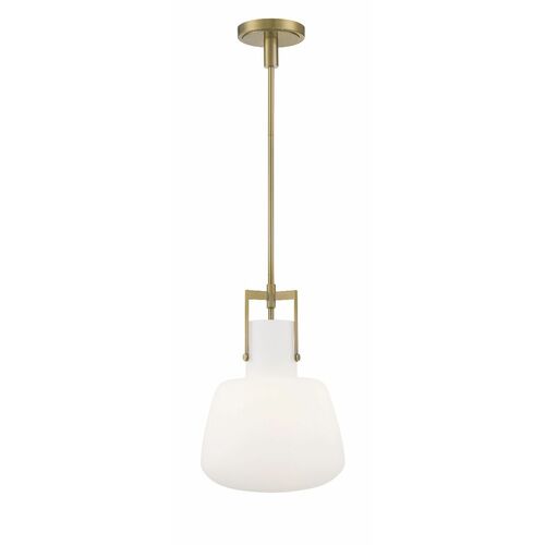 Norwell Lighting Izel Mushroom 12-Inch Pendant in Antique Brass 4651-AN-MO