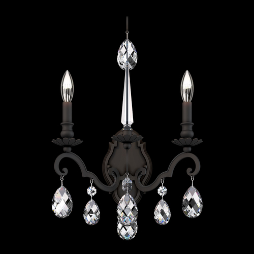 Schonbek Lighting Renaissance Nouveau Black Sconce by Schonbek Lighting RN3861N-51H