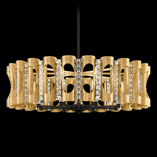 Schonbek Lighting Schonbek Worldwide Lighting Twilight Heirloom Gold Pendant Light with Drum Shade MR1008N-22O