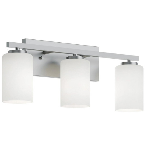 AFX Lighting Afx Lighting Leo Satin Nickel Bathroom Light LEOV2209MBSN