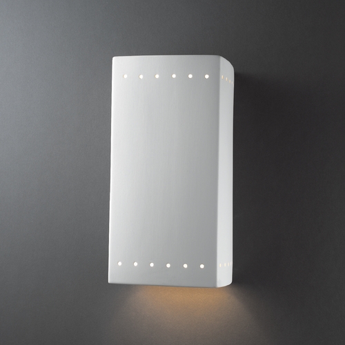 Justice Design Group Outdoor Wall Light in Bisque by Justice Design Group CER-0960W-BIS